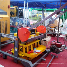 diesel block making machine QM4-45 movable egg layer block machine